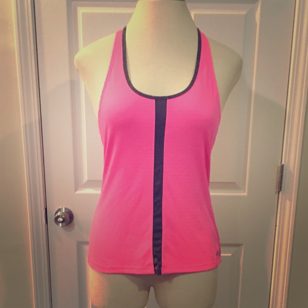 Pink and gray activewear